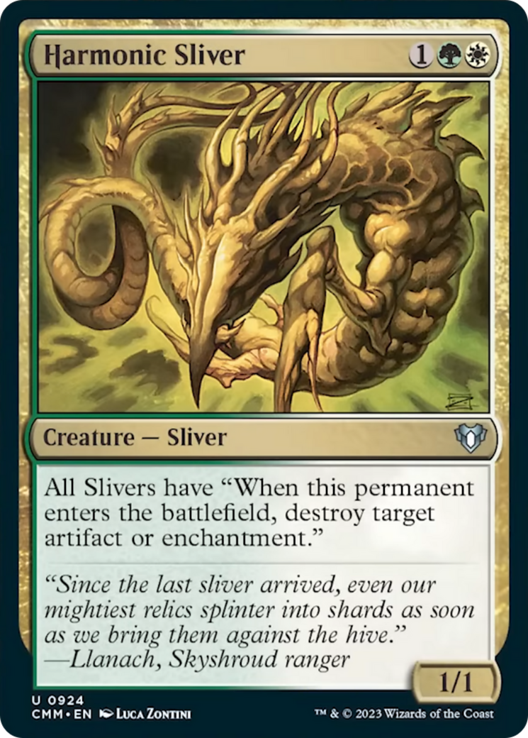 Harmonic Sliver [Commander Masters] | Eastridge Sports Cards & Games