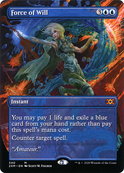 Force of Will (Borderless) [Double Masters]