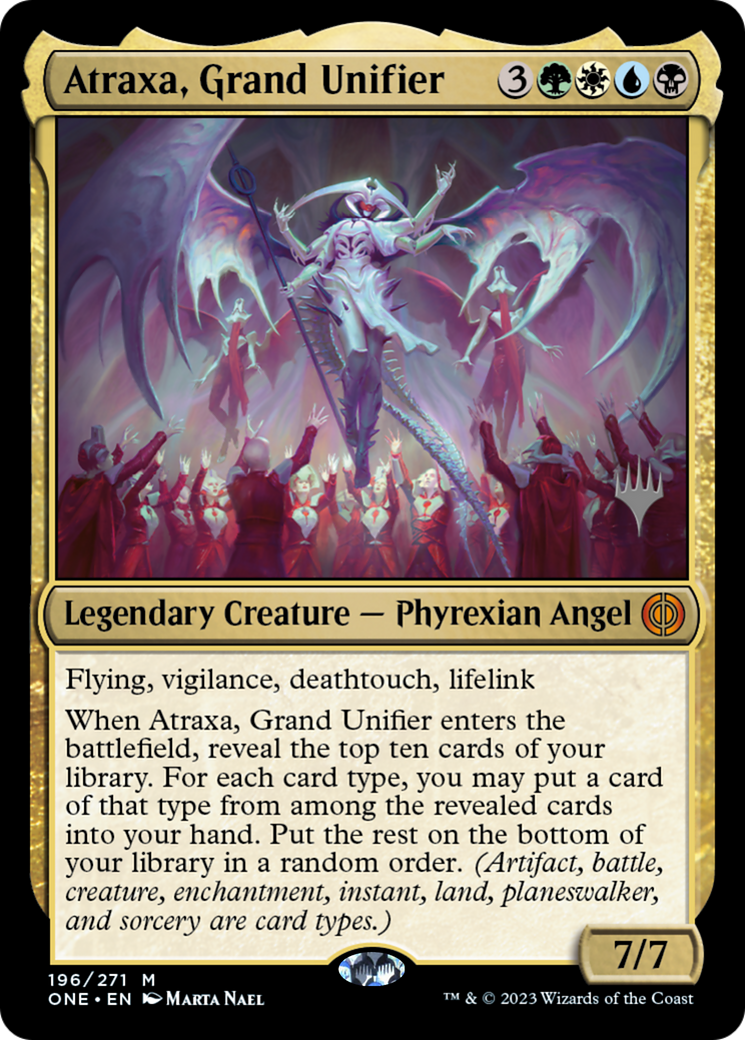 Atraxa, Grand Unifier (Promo Pack) [Phyrexia: All Will Be One Promos] | Eastridge Sports Cards & Games
