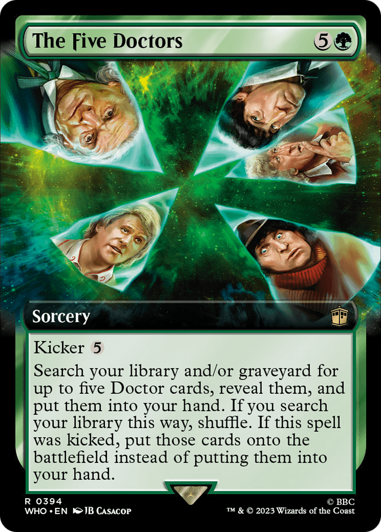 The Five Doctors (Extended Art) [Doctor Who] | Eastridge Sports Cards & Games