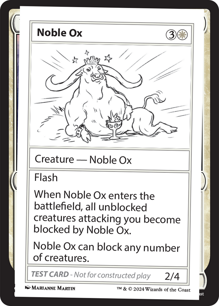 Noble Ox [Mystery Booster 2 Playtest Cards] | Eastridge Sports Cards & Games