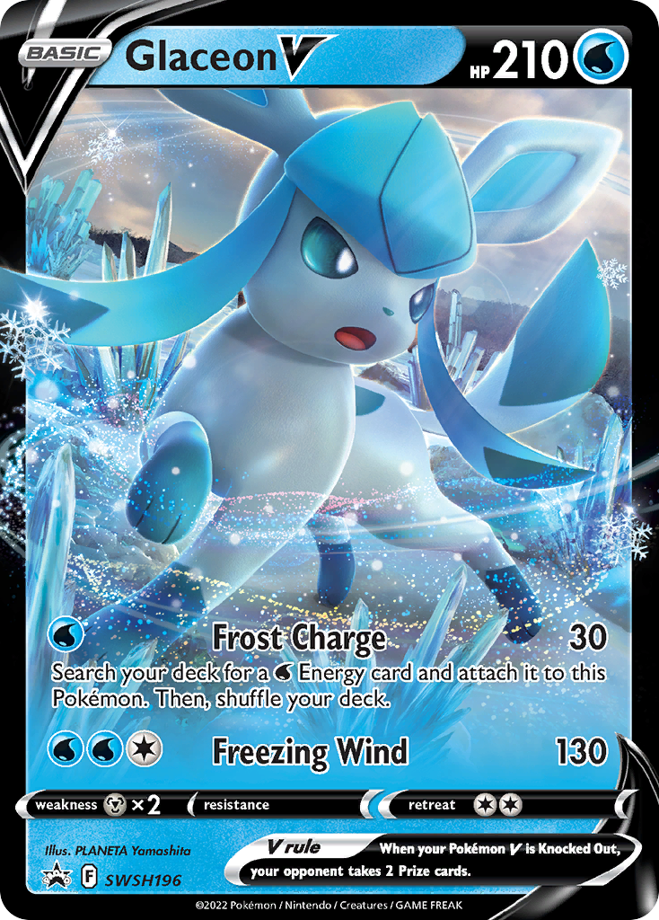 Glaceon V (SWSH196) [Sword & Shield: Black Star Promos] | Eastridge Sports Cards & Games