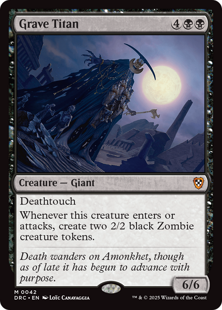 Grave Titan [Aetherdrift Commander] | Eastridge Sports Cards & Games