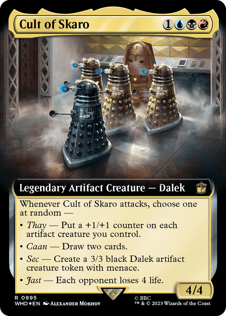 Cult of Skaro (Extended Art) (Surge Foil) [Doctor Who] | Eastridge Sports Cards & Games