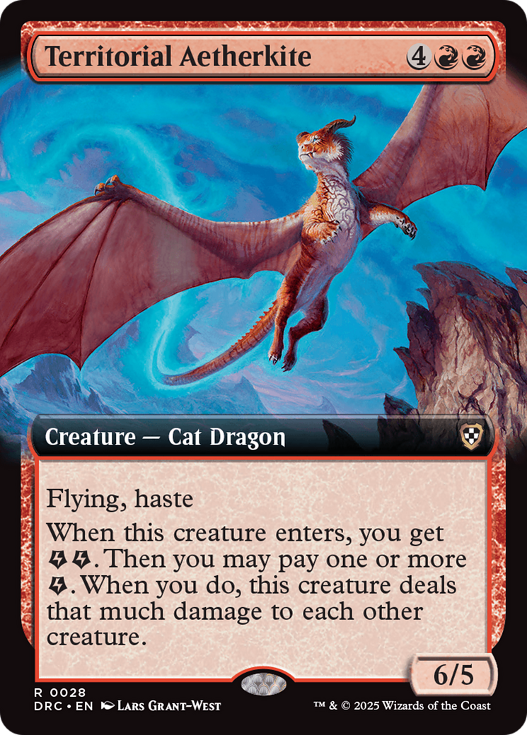 Territorial Aetherkite (Extended Art) [Aetherdrift Commander] | Eastridge Sports Cards & Games