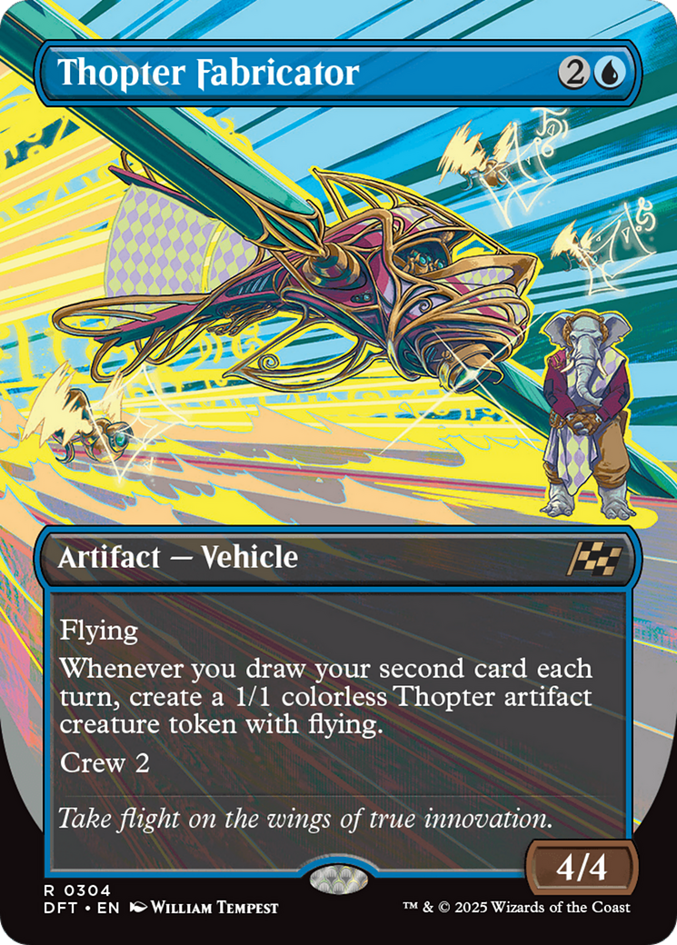 Thopter Fabricator (Borderless) [Aetherdrift] | Eastridge Sports Cards & Games