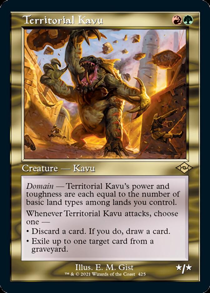 Territorial Kavu (Retro Foil Etched) [Modern Horizons 2] | Eastridge Sports Cards & Games