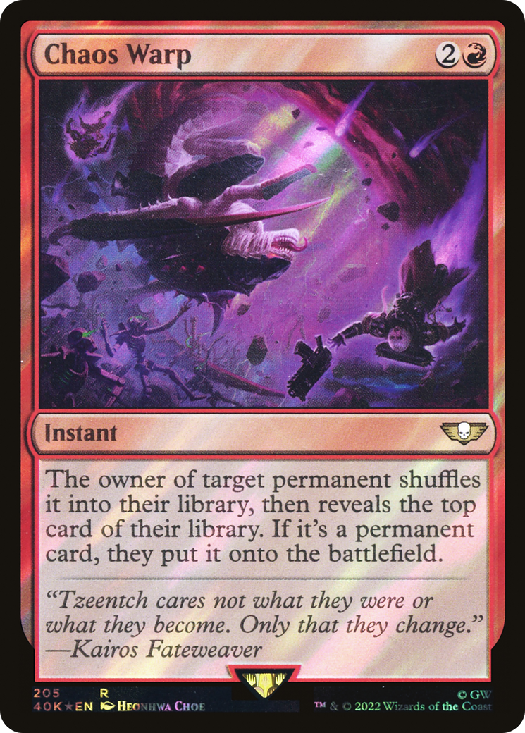 Chaos Warp (Surge Foil) [Universes Beyond: Warhammer 40,000]