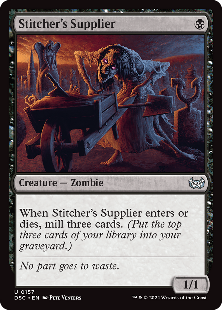 Stitcher's Supplier [Duskmourn: House of Horror Commander] | Eastridge Sports Cards & Games