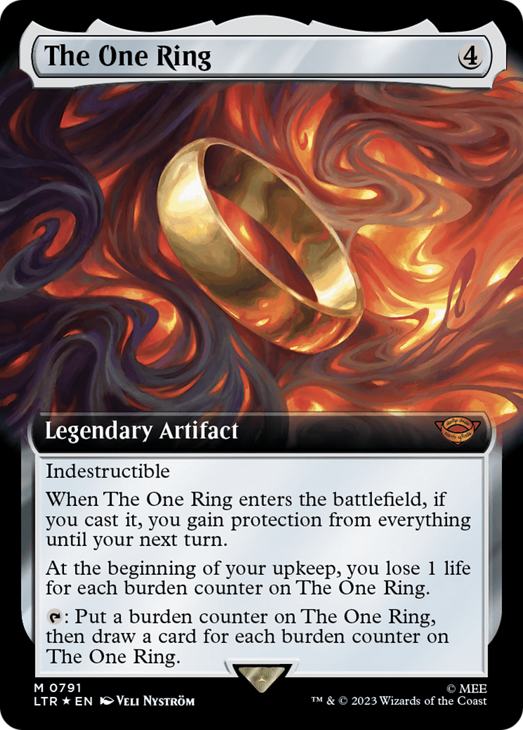 The One Ring (Extended Art) (Surge Foil) [The Lord of the Rings: Tales of Middle-Earth] | Eastridge Sports Cards & Games