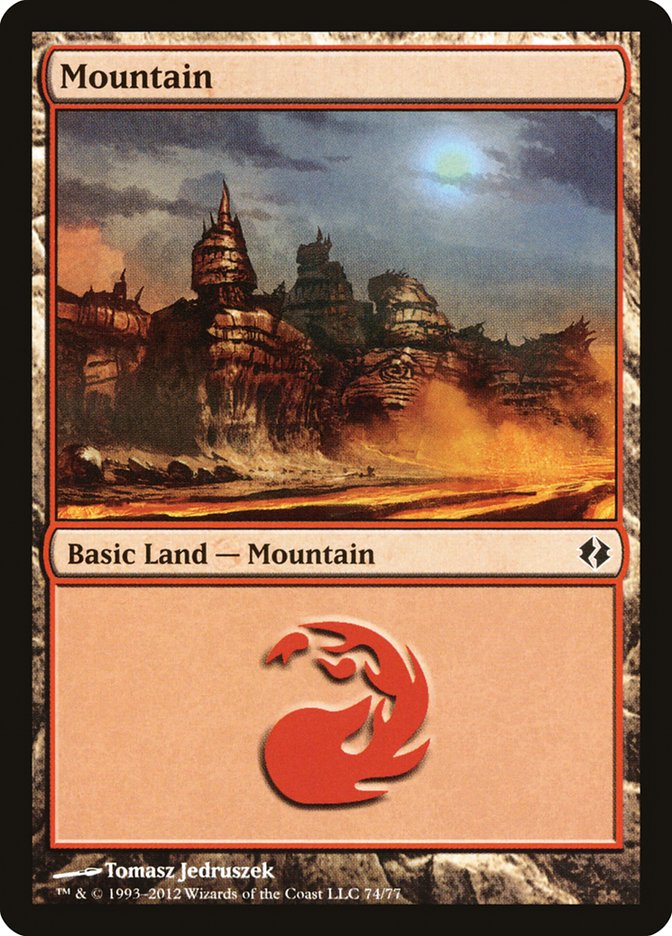 Mountain (74) [Duel Decks: Venser vs. Koth] | Eastridge Sports Cards & Games
