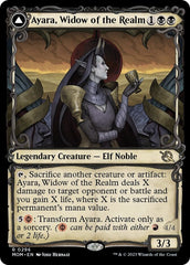 Ayara, Widow of the Realm // Ayara, Furnace Queen (Showcase Planar Booster Fun) [March of the Machine] | Eastridge Sports Cards & Games