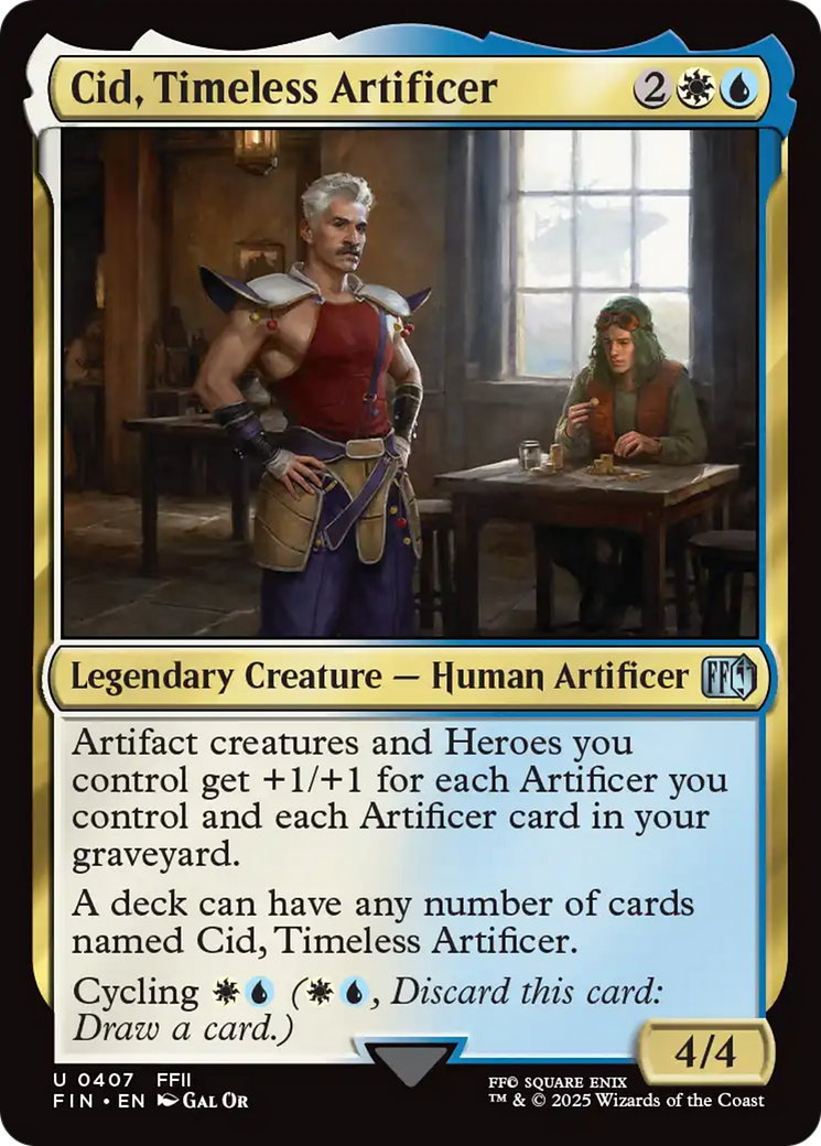 Cid, Timeless Artificer (0407) [FINAL FANTASY] | Eastridge Sports Cards & Games