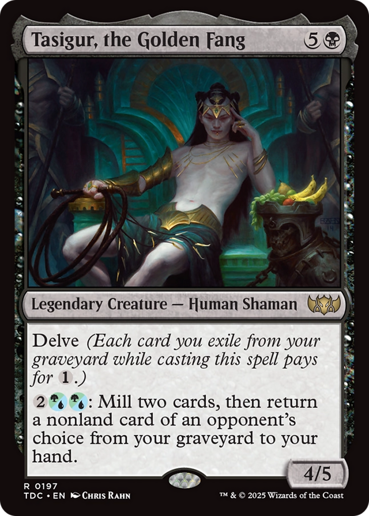 Tasigur, the Golden Fang [Tarkir: Dragonstorm Commander] | Eastridge Sports Cards & Games