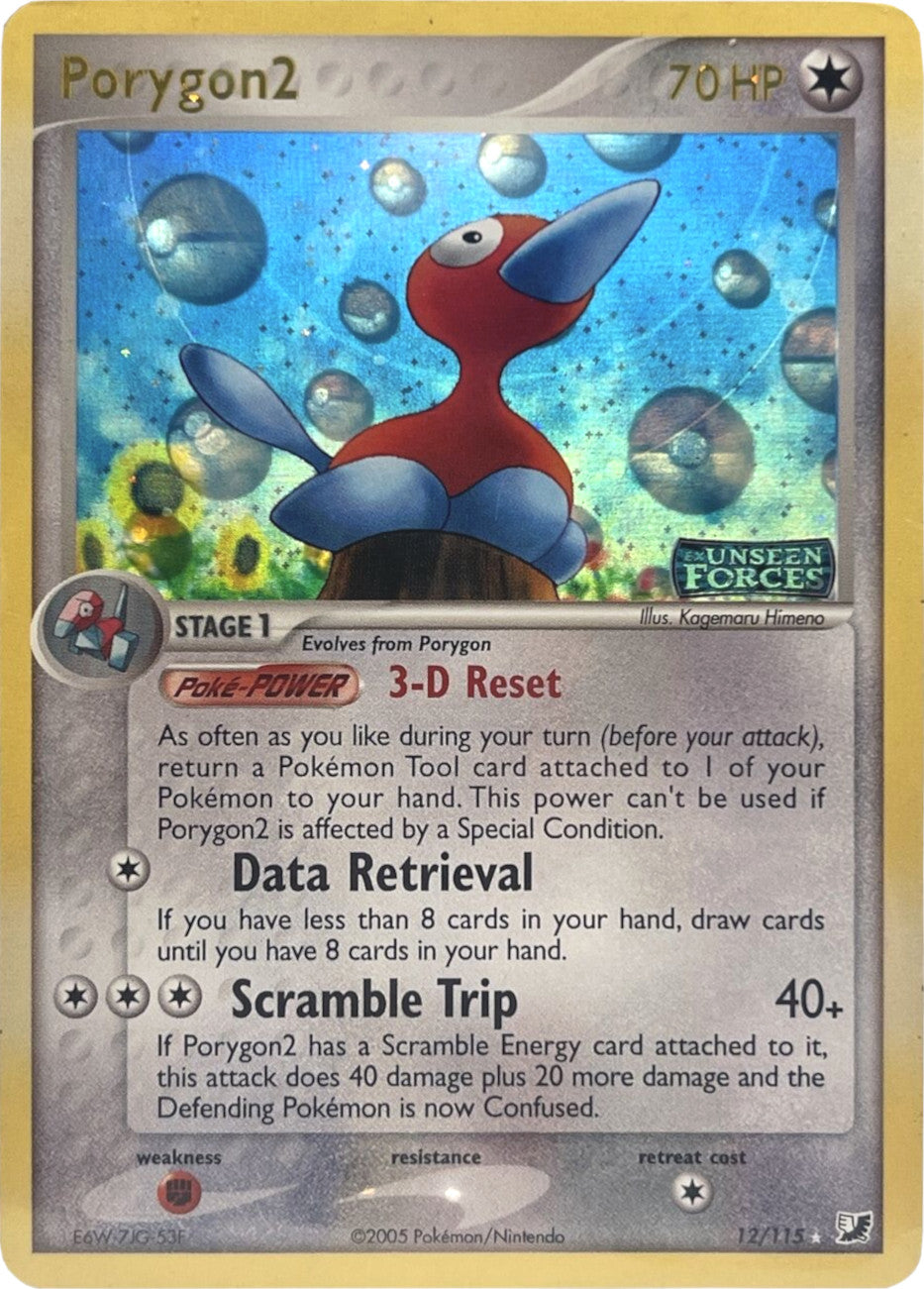 Porygon2 (12/115) (Stamped) [EX: Unseen Forces] | Eastridge Sports Cards & Games