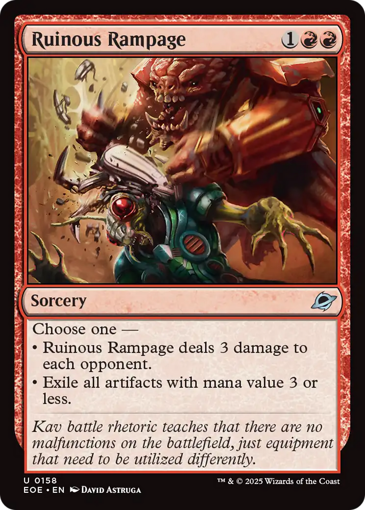 Ruinous Rampage [Edge of Eternities] | Eastridge Sports Cards & Games