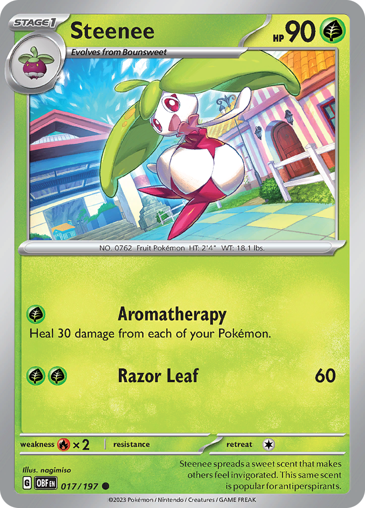 Steenee (017/197) [Scarlet & Violet: Obsidian Flames] | Eastridge Sports Cards & Games