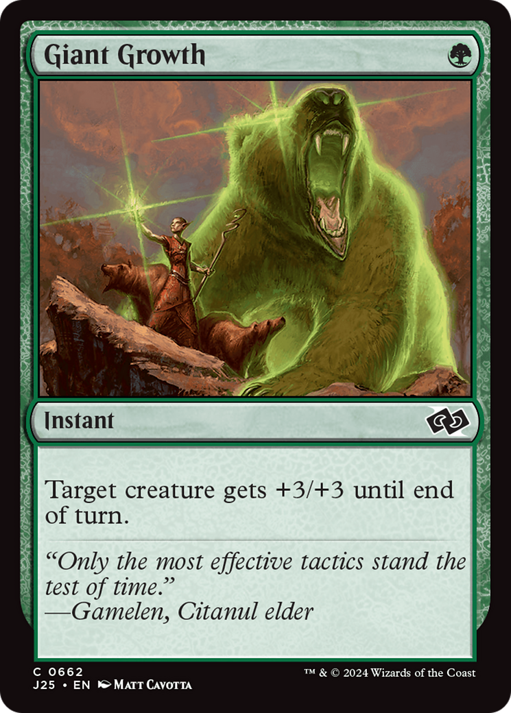 Giant Growth [Foundations Jumpstart] | Eastridge Sports Cards & Games