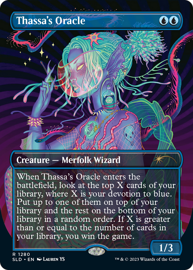 Thassa's Oracle (Borderless) [Secret Lair Drop Series] | Eastridge Sports Cards & Games