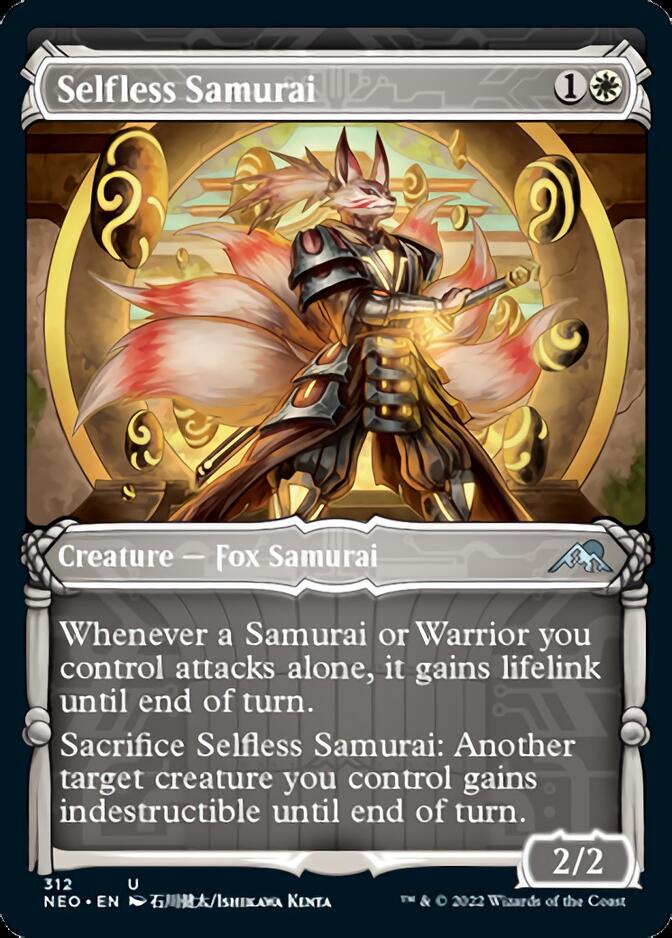 Selfless Samurai (Showcase Samurai) [Kamigawa: Neon Dynasty] | Eastridge Sports Cards & Games