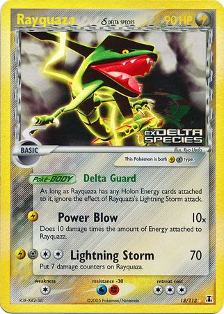 Rayquaza (13/113) (Delta Species) (Stamped) [EX: Delta Species] | Eastridge Sports Cards & Games