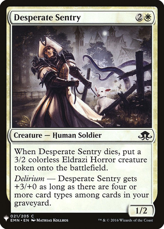 Desperate Sentry [Mystery Booster] | Eastridge Sports Cards & Games