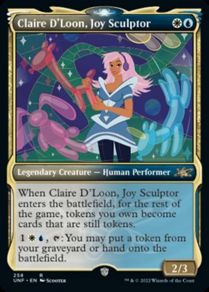 Claire D'Loon, Joy Sculptor (Showcase) [Unfinity] | Eastridge Sports Cards & Games