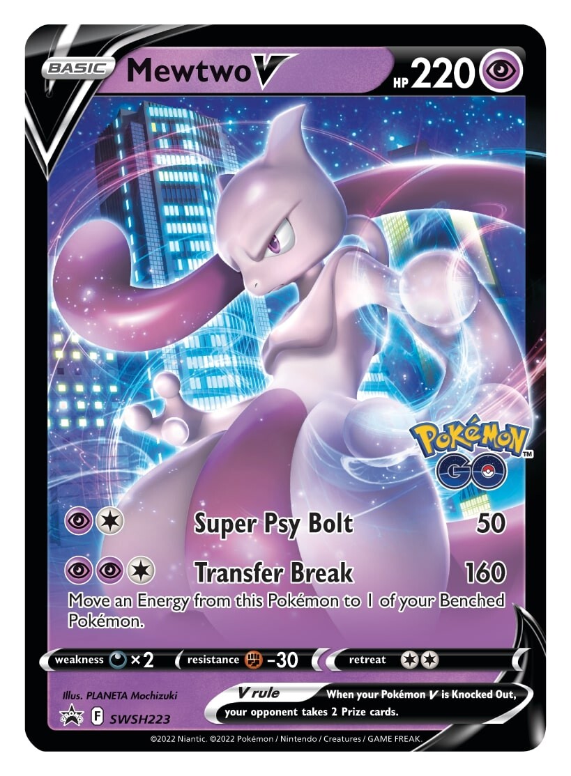 Mewtwo V (SWSH223) [Sword & Shield: Black Star Promos] | Eastridge Sports Cards & Games