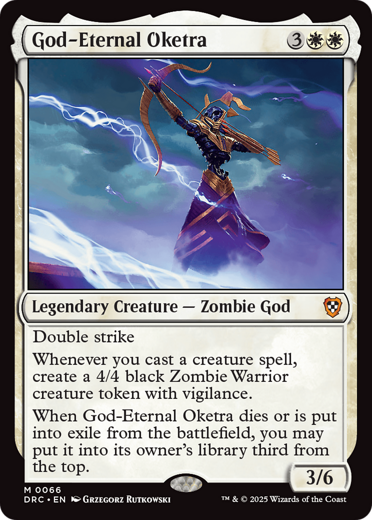 God-Eternal Oketra [Aetherdrift Commander] | Eastridge Sports Cards & Games