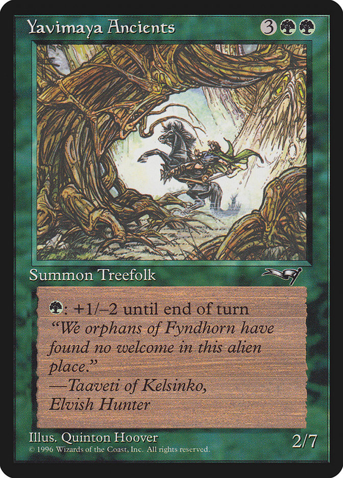 Yavimaya Ancients (Horse Art) [Alliances] | Eastridge Sports Cards & Games