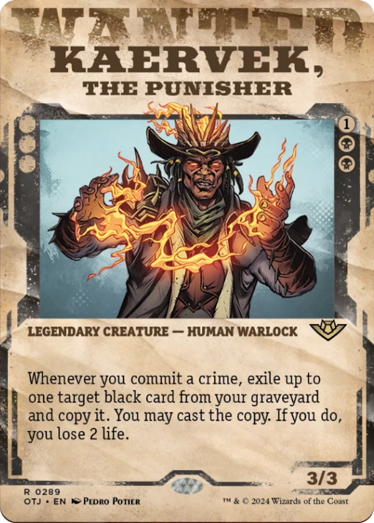 Kaervek, the Punisher (Showcase) [Outlaws of Thunder Junction] | Eastridge Sports Cards & Games