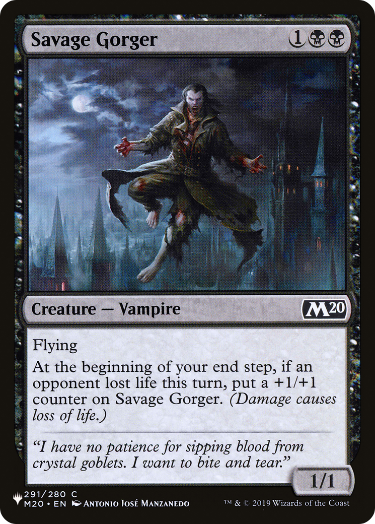 Savage Gorger [The List] | Eastridge Sports Cards & Games