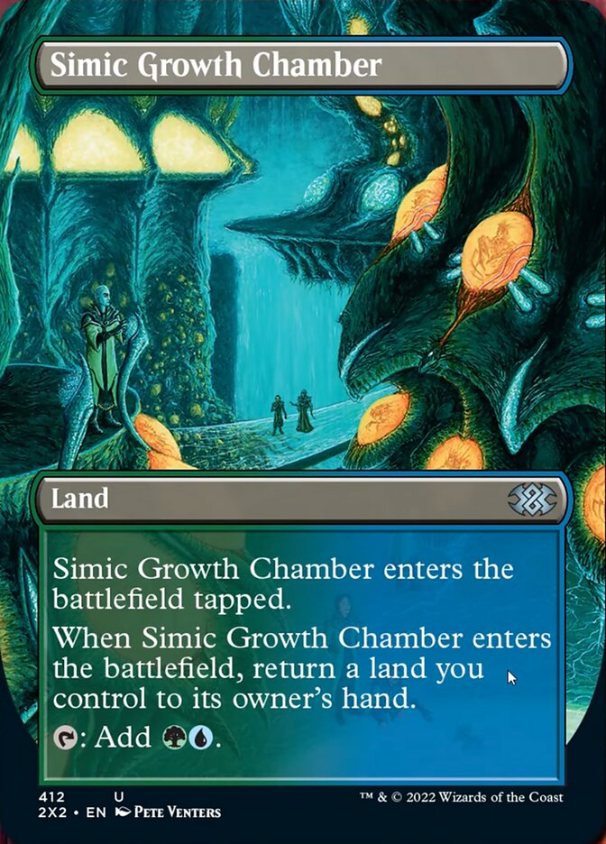 Simic Growth Chamber (Borderless Alternate Art) [Double Masters 2022] | Eastridge Sports Cards & Games