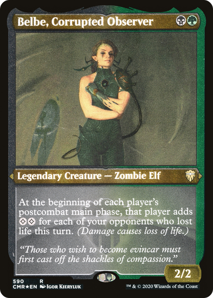 Belbe, Corrupted Observer (Foil Etched) [Commander Legends]