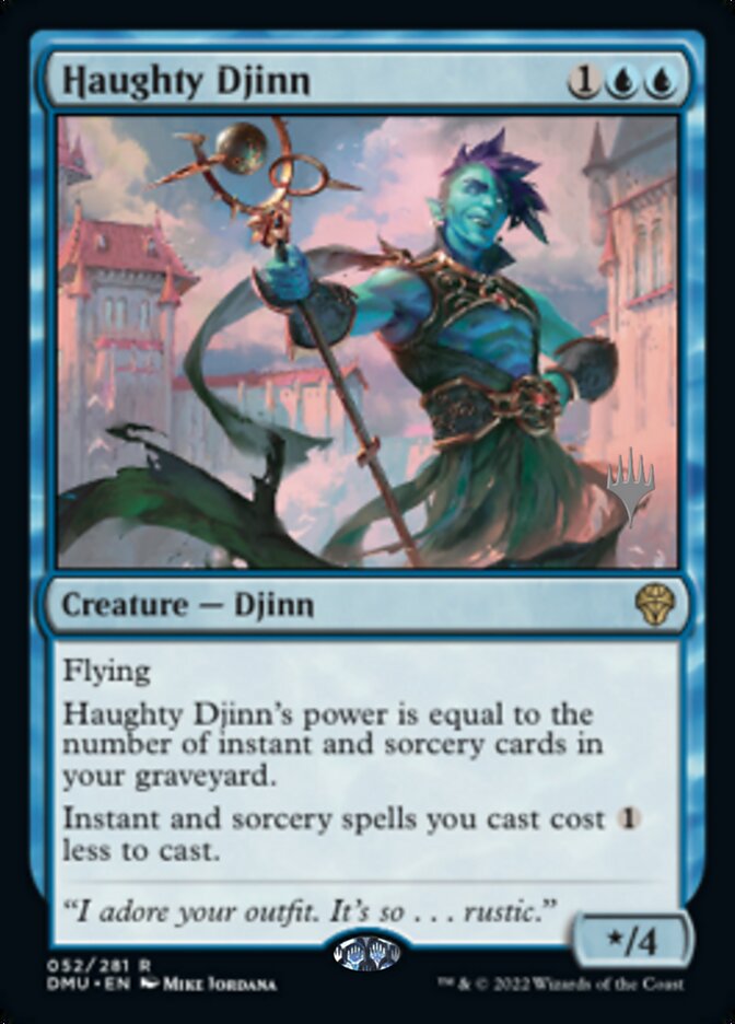 Haughty Djinn (Promo Pack) [Dominaria United Promos] | Eastridge Sports Cards & Games