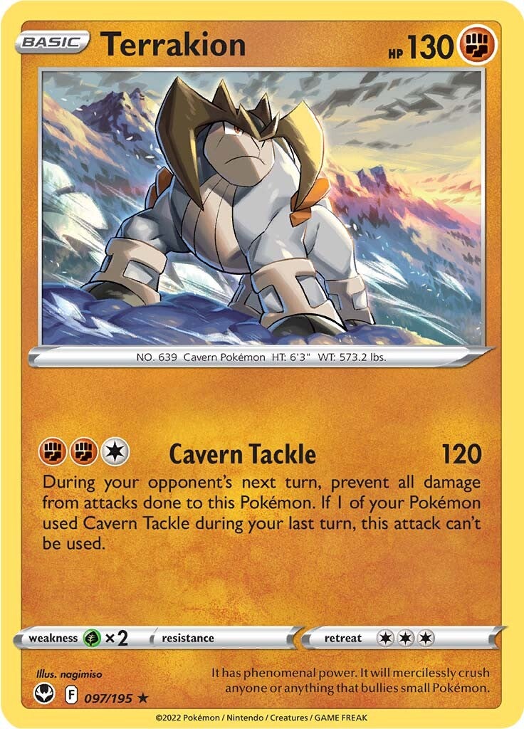 Terrakion (097/195) [Sword & Shield: Silver Tempest] | Eastridge Sports Cards & Games