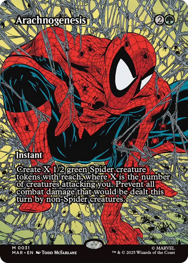 Arachnogenesis (Borderless) [Marvel's Spider-Man: Eternal-Legal] | Eastridge Sports Cards & Games
