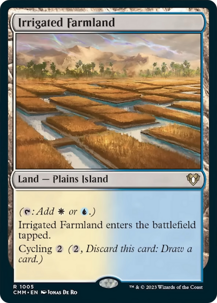 Irrigated Farmland [Commander Masters] | Eastridge Sports Cards & Games