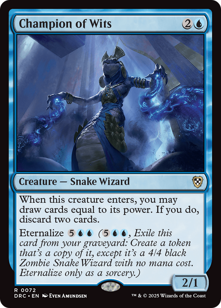 Champion of Wits [Aetherdrift Commander] | Eastridge Sports Cards & Games