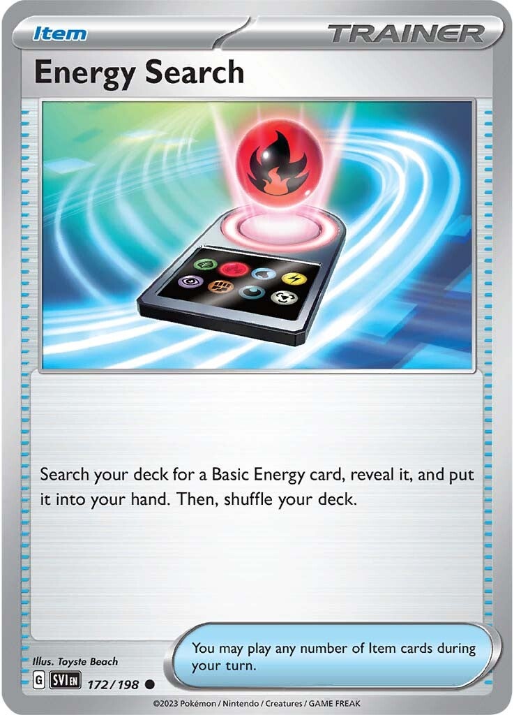 Energy Search (172/198) [Scarlet & Violet: Base Set] | Eastridge Sports Cards & Games