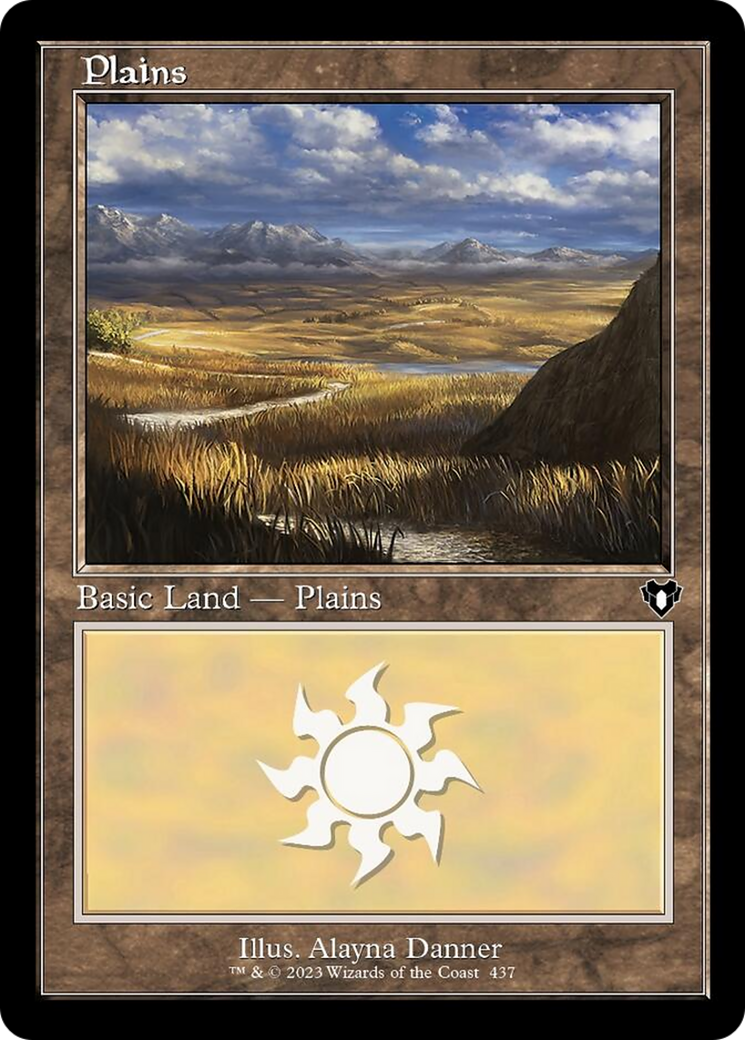Plains (437) (Retro) [Commander Masters] | Eastridge Sports Cards & Games