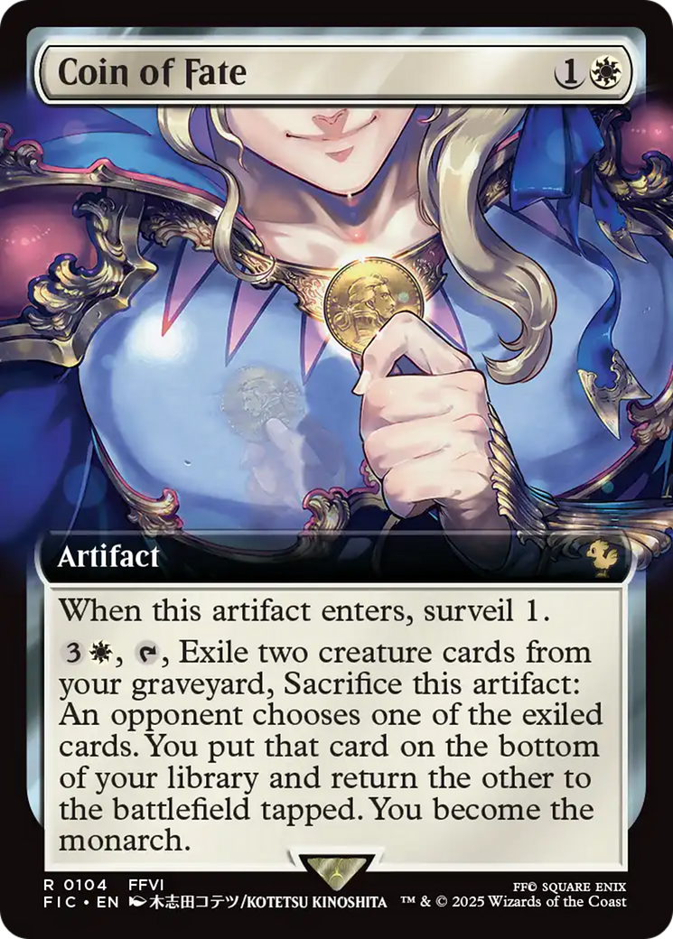 Coin of Fate (Extended Art) [FINAL FANTASY Commander] | Eastridge Sports Cards & Games