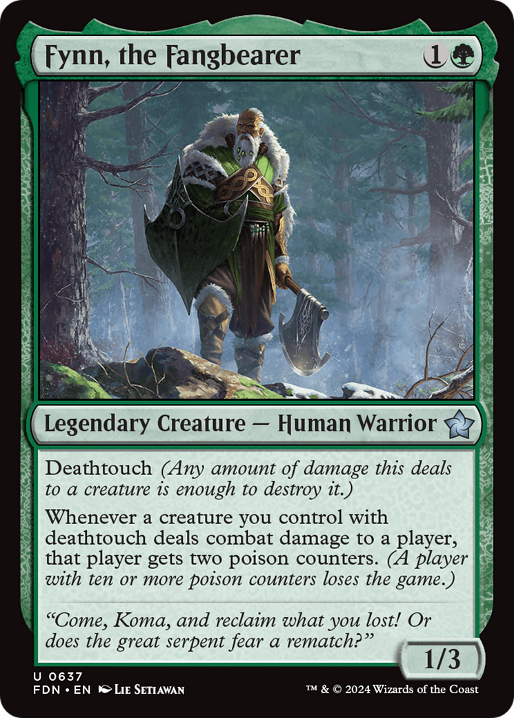 Fynn, the Fangbearer [Foundations] | Eastridge Sports Cards & Games