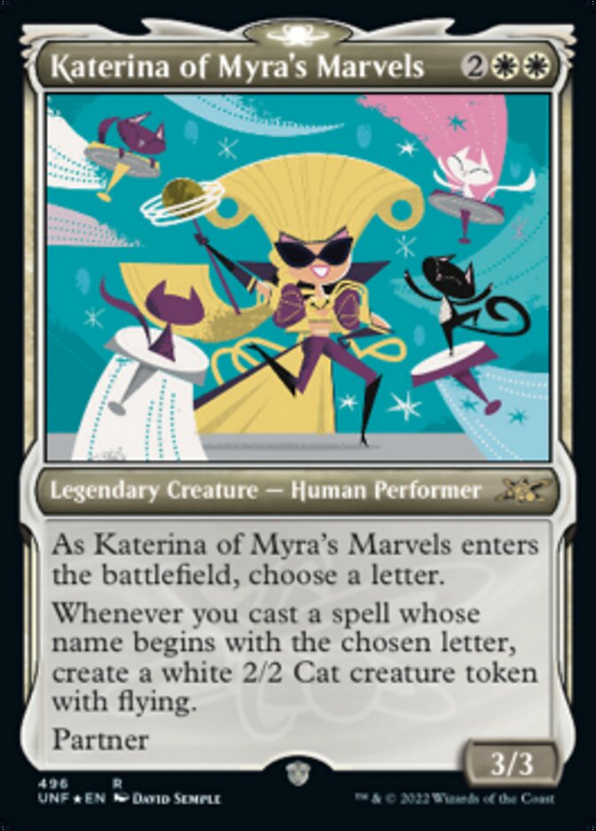 Katerina of Myra's Marvels (Showcase) (Galaxy Foil) [Unfinity] | Eastridge Sports Cards & Games