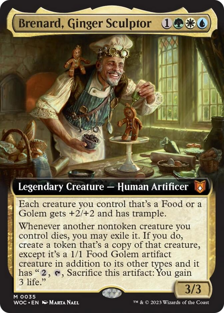Brenard, Ginger Sculptor (Extended Art) [Wilds of Eldraine Commander] | Eastridge Sports Cards & Games