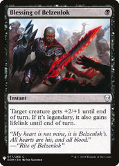 Blessing of Belzenlok [Mystery Booster] | Eastridge Sports Cards & Games