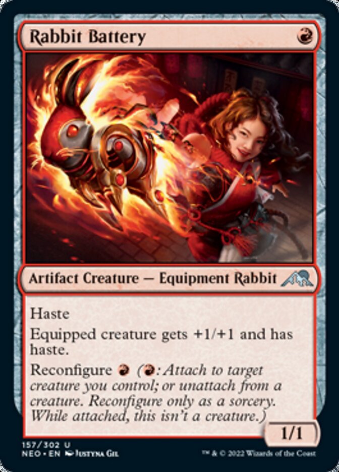 Rabbit Battery [Kamigawa: Neon Dynasty] | Eastridge Sports Cards & Games