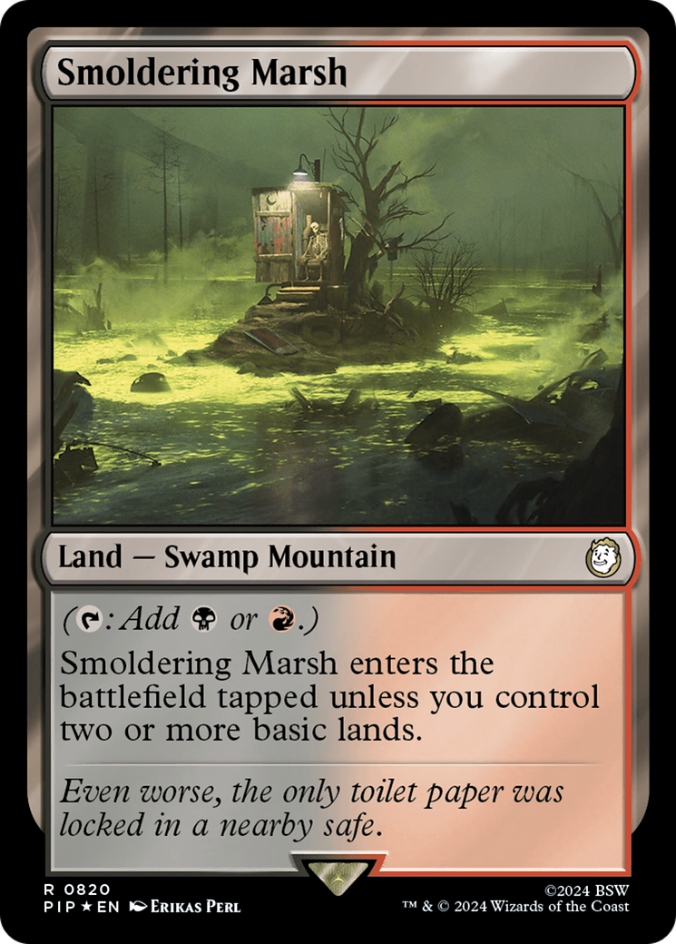 Smoldering Marsh (Surge Foil) [Fallout] | Eastridge Sports Cards & Games