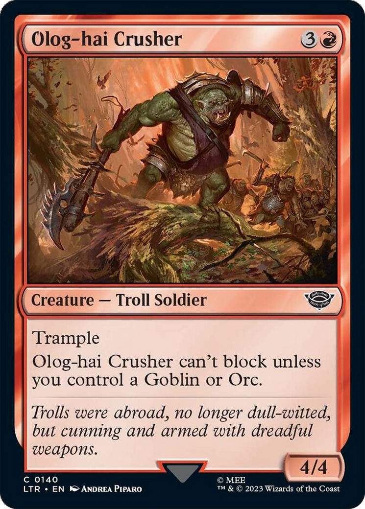 Olog-hai Crusher [The Lord of the Rings: Tales of Middle-Earth] | Eastridge Sports Cards & Games