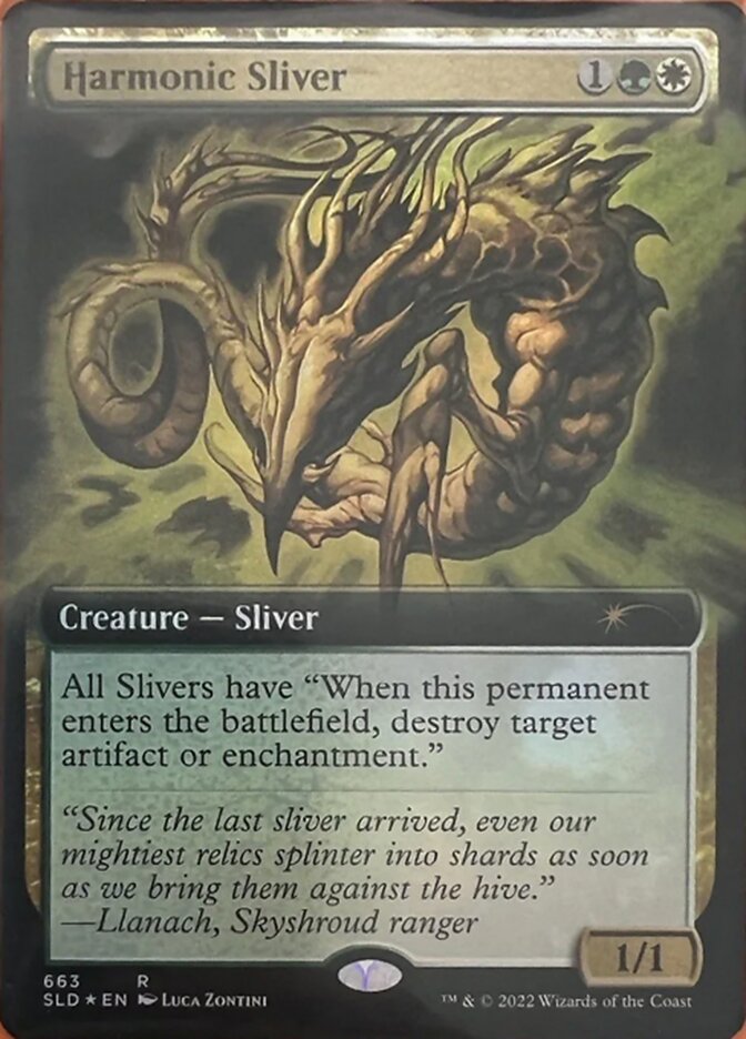 Harmonic Sliver (Extended Art) [Secret Lair Drop Promos] | Eastridge Sports Cards & Games